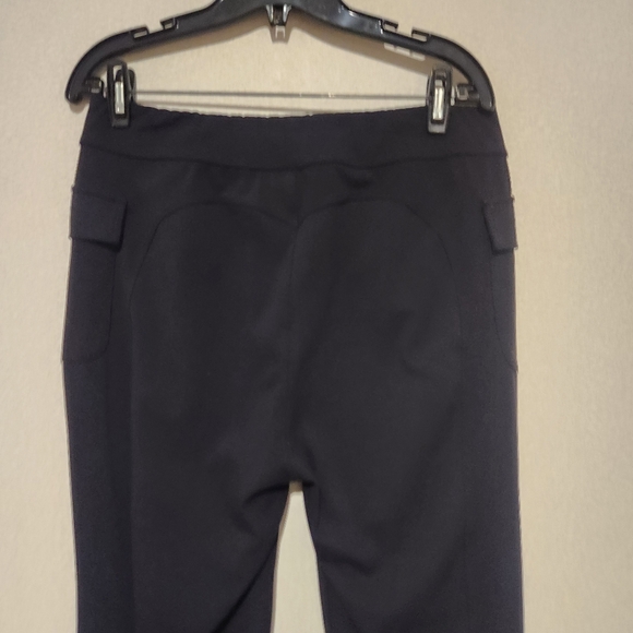 Halara SculptKnit High Waisted Pocket Flare Casual Cargo Pants Black Xtra Large - Picture 7 of 7